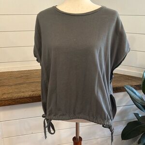 Eri Ali grey synch bottom top with ties